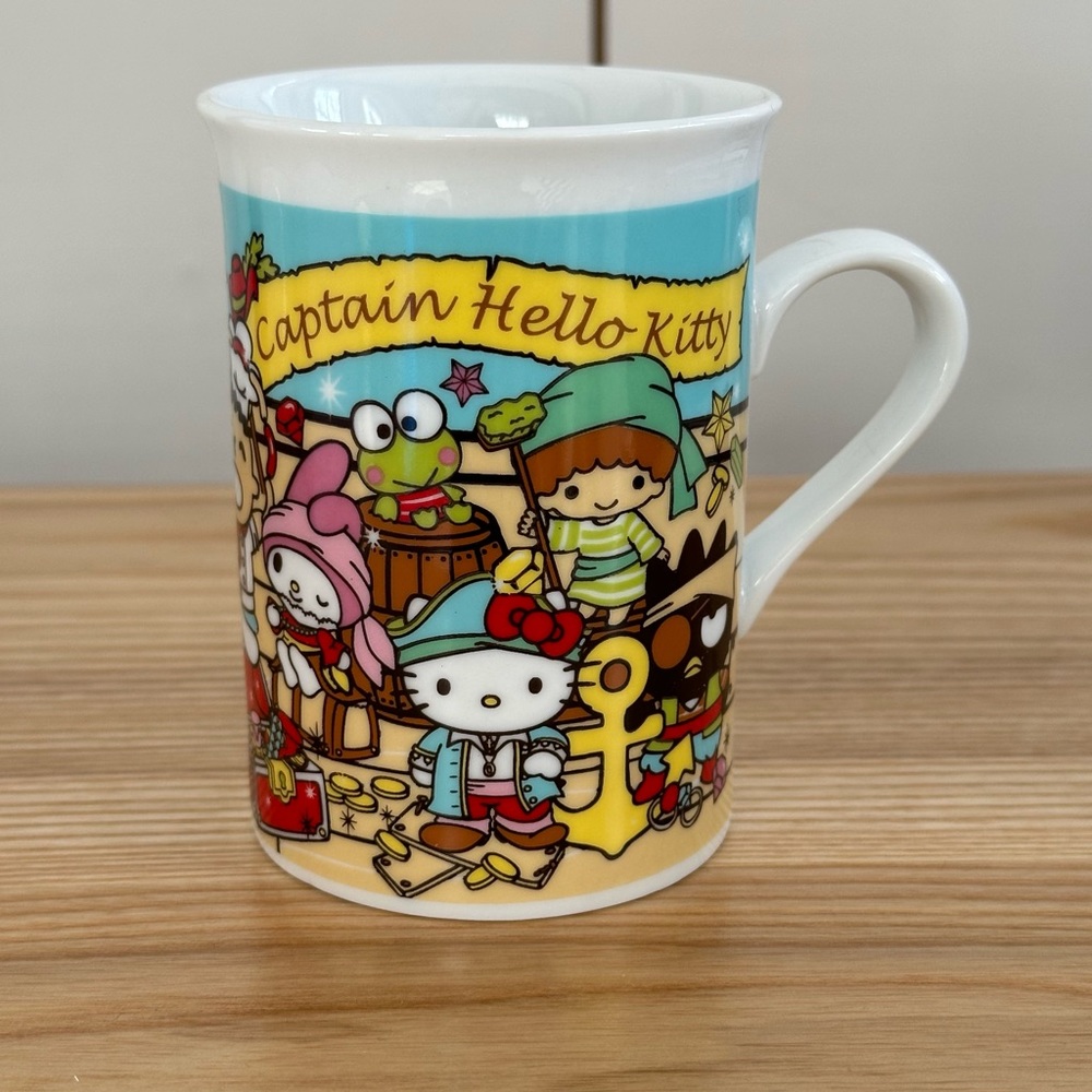 NEW Sanrio Puroland Hello Kitty Pirate Mug New in Box Kawaii